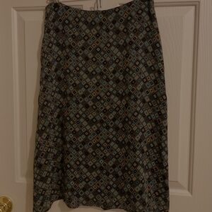 Geometric Patterned Women's Skirt